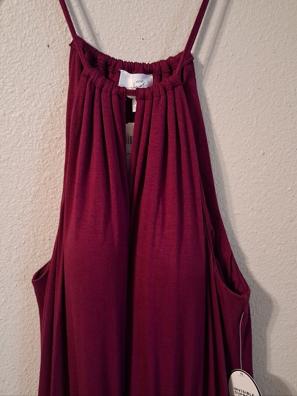 Soma Wknd Halter Maxi Bra Dress Purple Moon Size XL Date Night Feminine - Picture 4 of 10